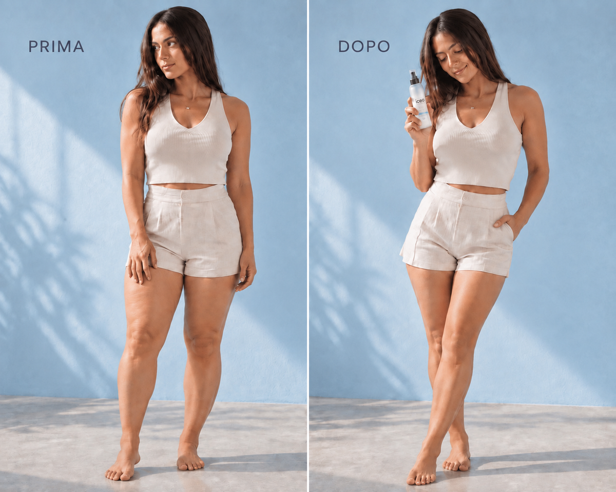 ICEA Gel Drenante Gambe Effetto Ghiaccio – 200 ml