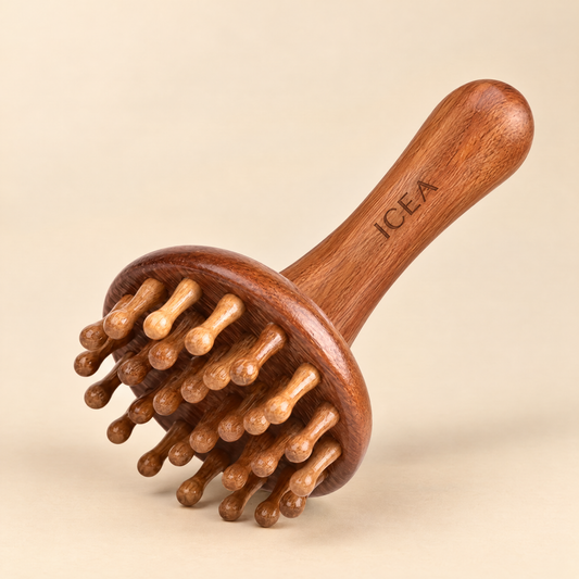 Massaggiatore cellulite in LEGNO DI NOCE